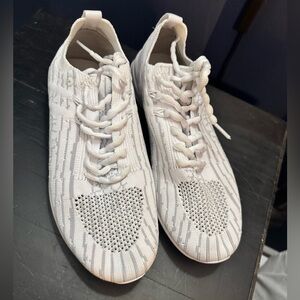 White Athletic Rebel Cheer Shoes